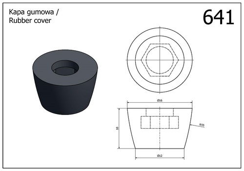 Stopka ochronna gumowa (dla M5)